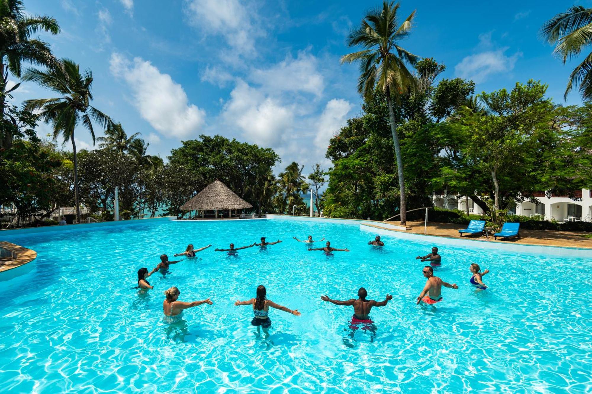 Diamonds Leisure Beach & Golf Resort Diani Beach Exterior photo The pool at the Nyali Beach Resort