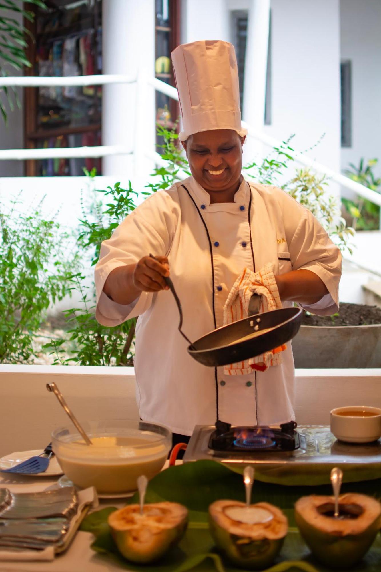 Diamonds Leisure Beach & Golf Resort Diani Beach Exterior photo A chef cooking